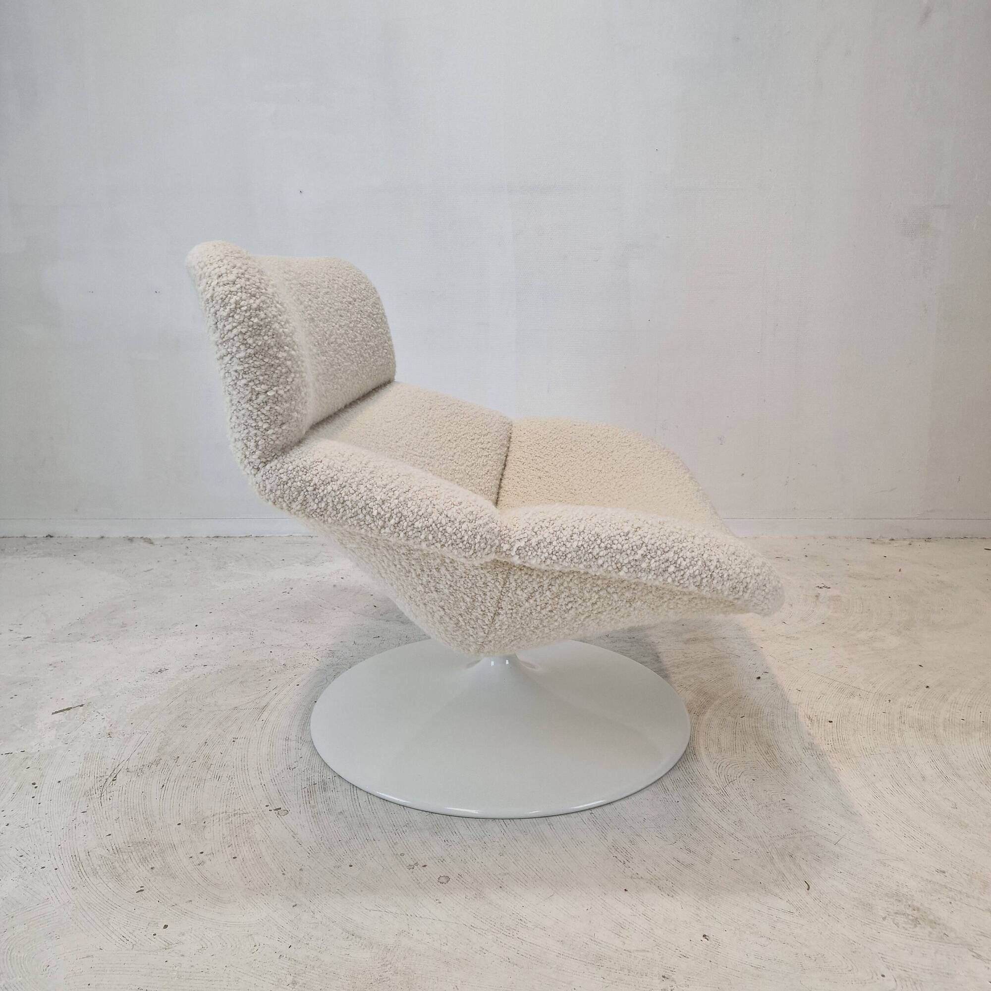 F518 Lounge Chair with Ottoman by Geoffrey Harcourt for Artifort, 1970s