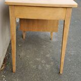 beautiful vintage desk 1940/50 with 1 sanded and raw drawer unit