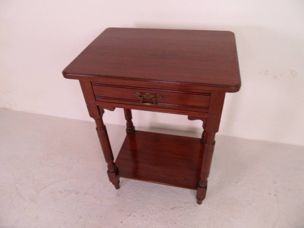 Art Nouveau mahogany sidetable