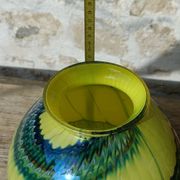 Two-tone blown glass vase from the 70s