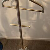 Vintage marble and gold metal valet