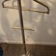 Vintage marble and gold metal valet