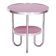 Small Czech Bauhaus Spruce and Chrome Side Table from Kovona, 1930s