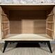 Vintage Chest of Drawers 50's Light Oak Compass Feet 4 Drawers Restyled