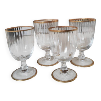 4 verres Daum