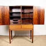 High cabinet, Bar, Danish in rosewood model 6201 by Hans Olsen 1960.