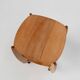 Amsterdam School beech wooden Side Table, The Netherlands 1920s