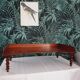 Plateau de service en bois sur pieds