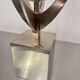 Pair of Ogive lamps in stainless steel by Maison Charles Paris 1970