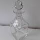 Whisky or liqueur carafe in cut Baccarat crystal.