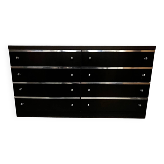 Vintage black chest of drawers