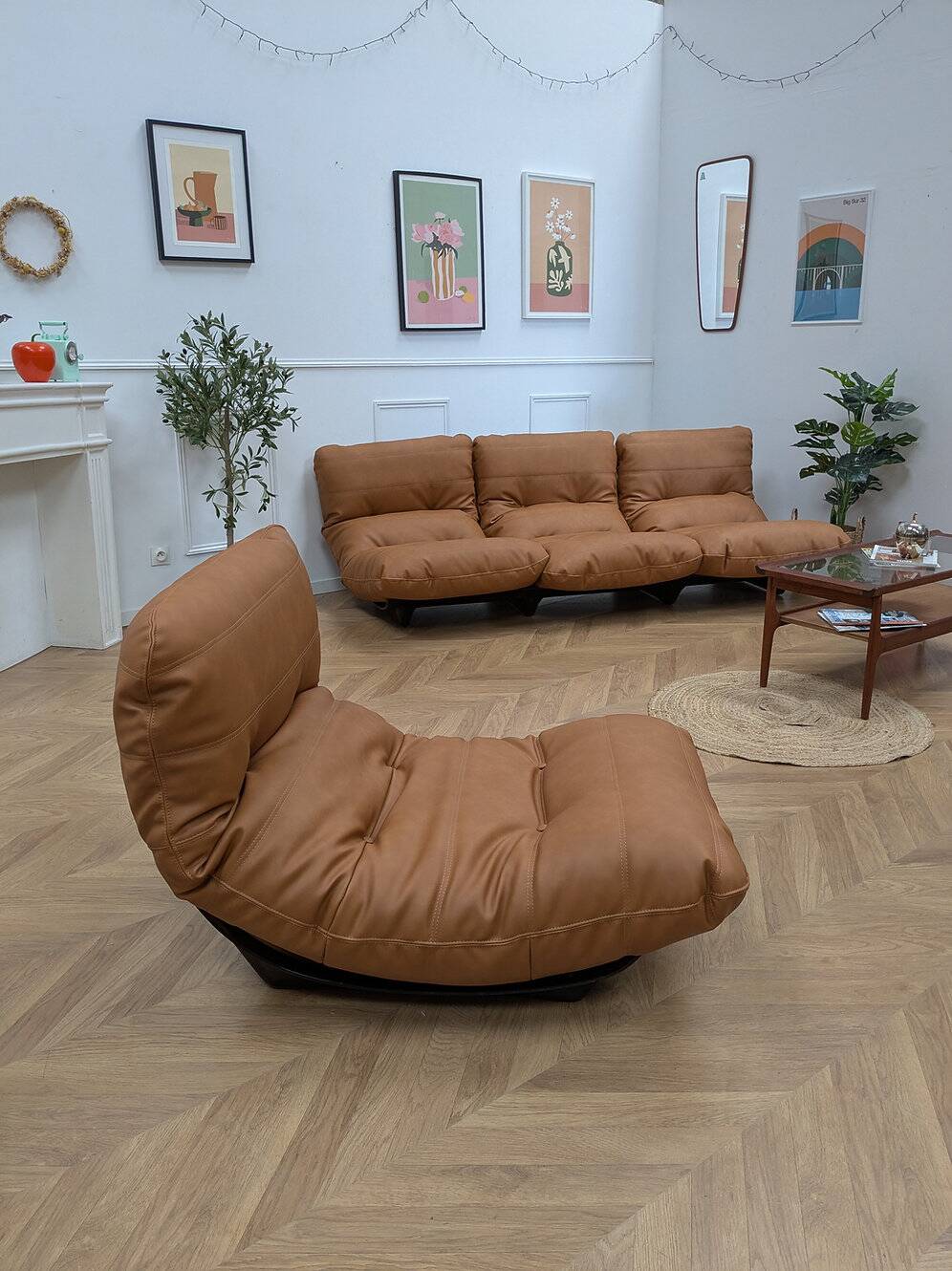 Fauteuil - chauffeuse design Marsala de Michel Ducaroy pour Ligne Roset