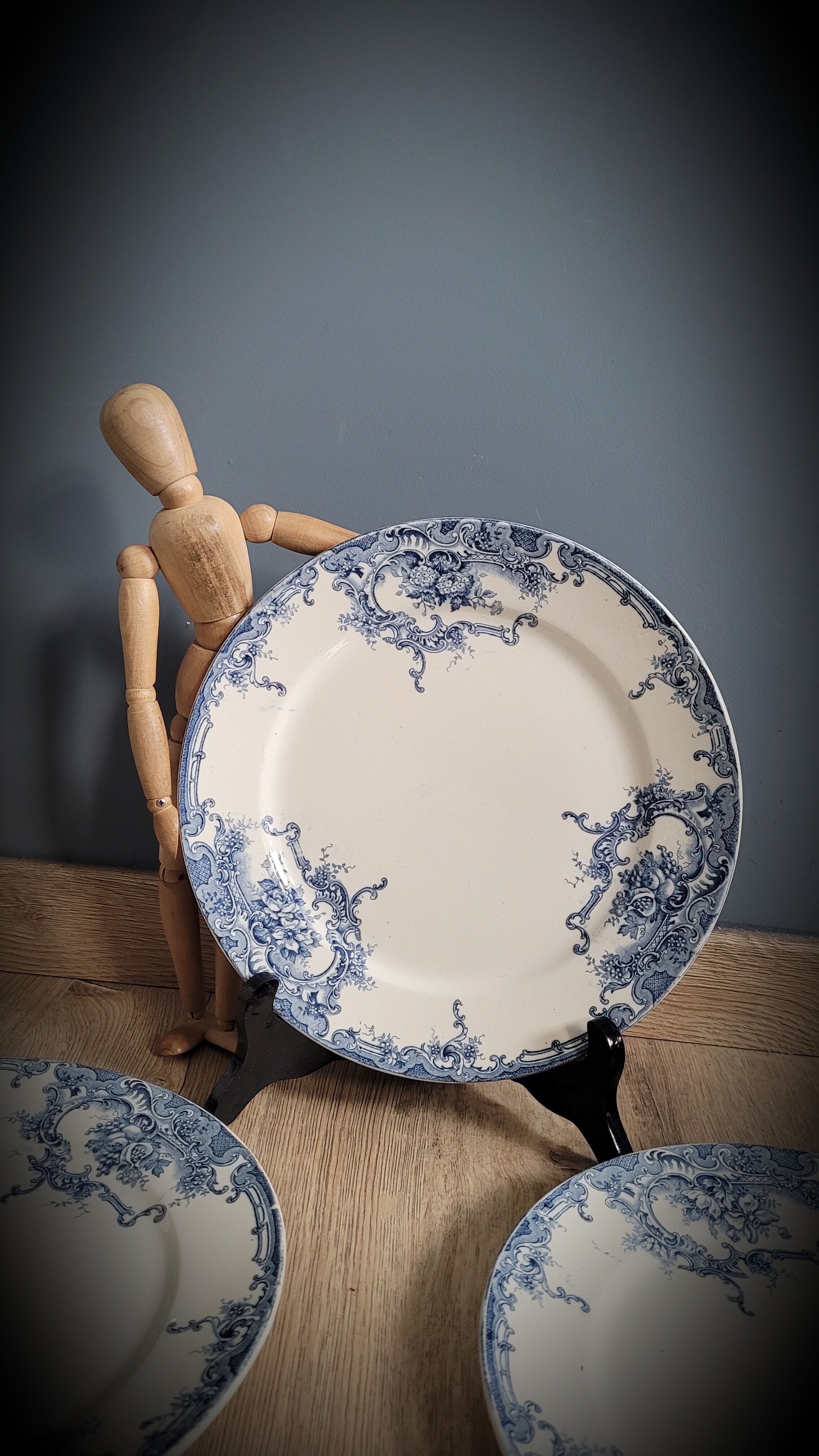 Set 4 Plates Dolphin