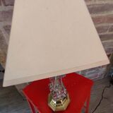 Bedside lamp in art deco glass