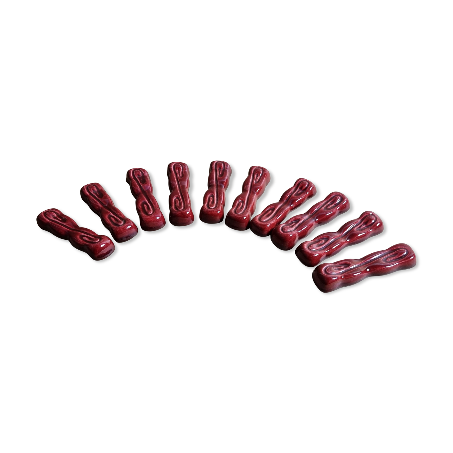 Set 10 ceramic slurry knife holder