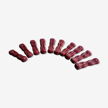 Set 10 ceramic slurry knife holder