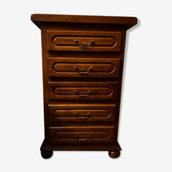 Chiffonier chest of drawers 5 cherry drawers