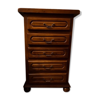 Chiffonier chest of drawers 5 cherry drawers