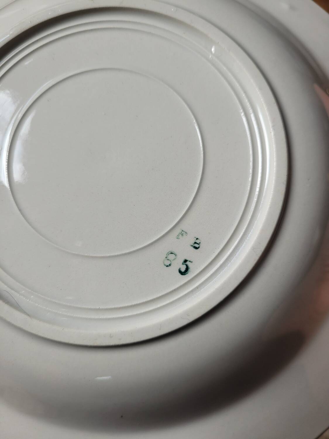 Five soup plates FB85 Badonviller