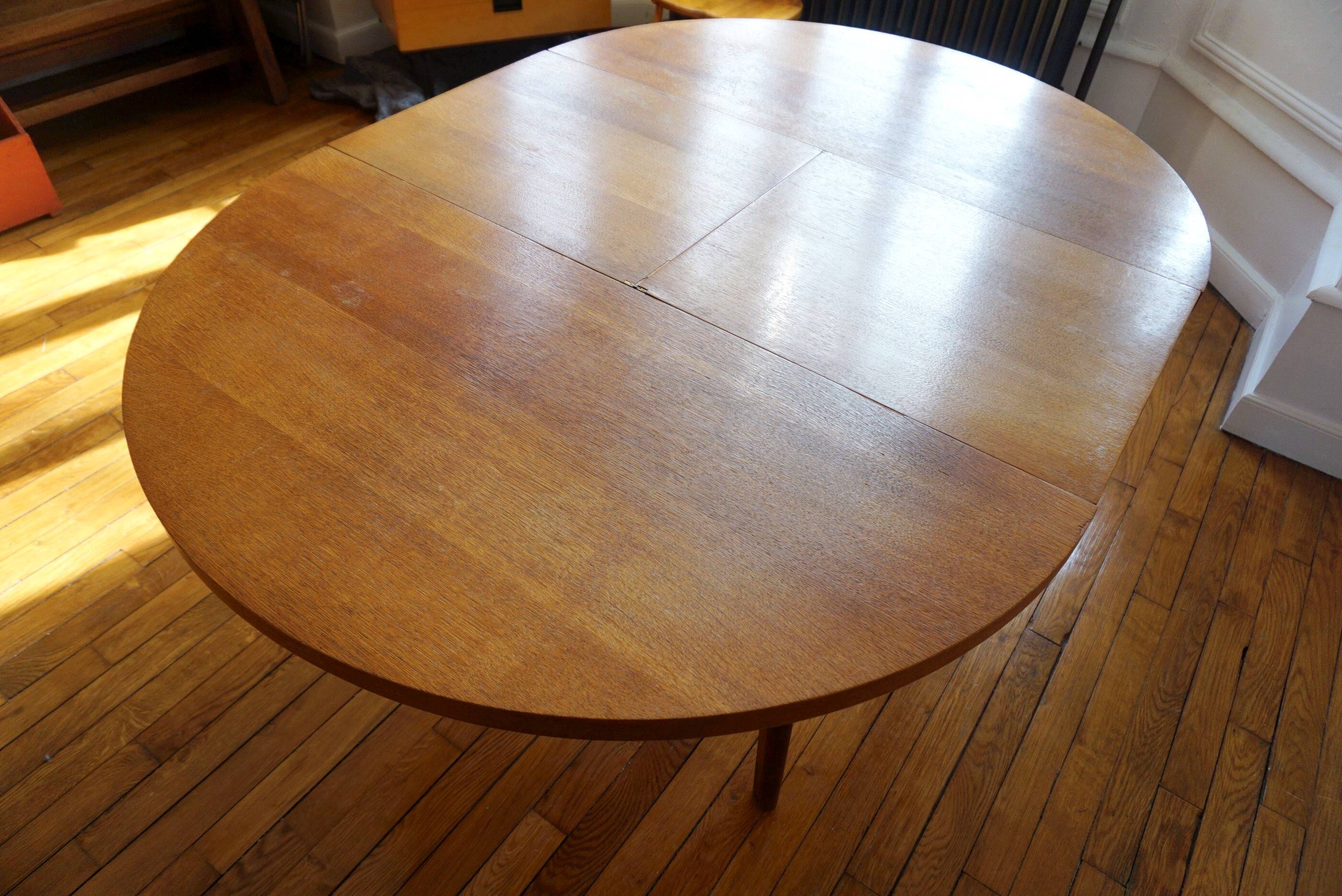 Scandinavian table with Pastoe teak extension