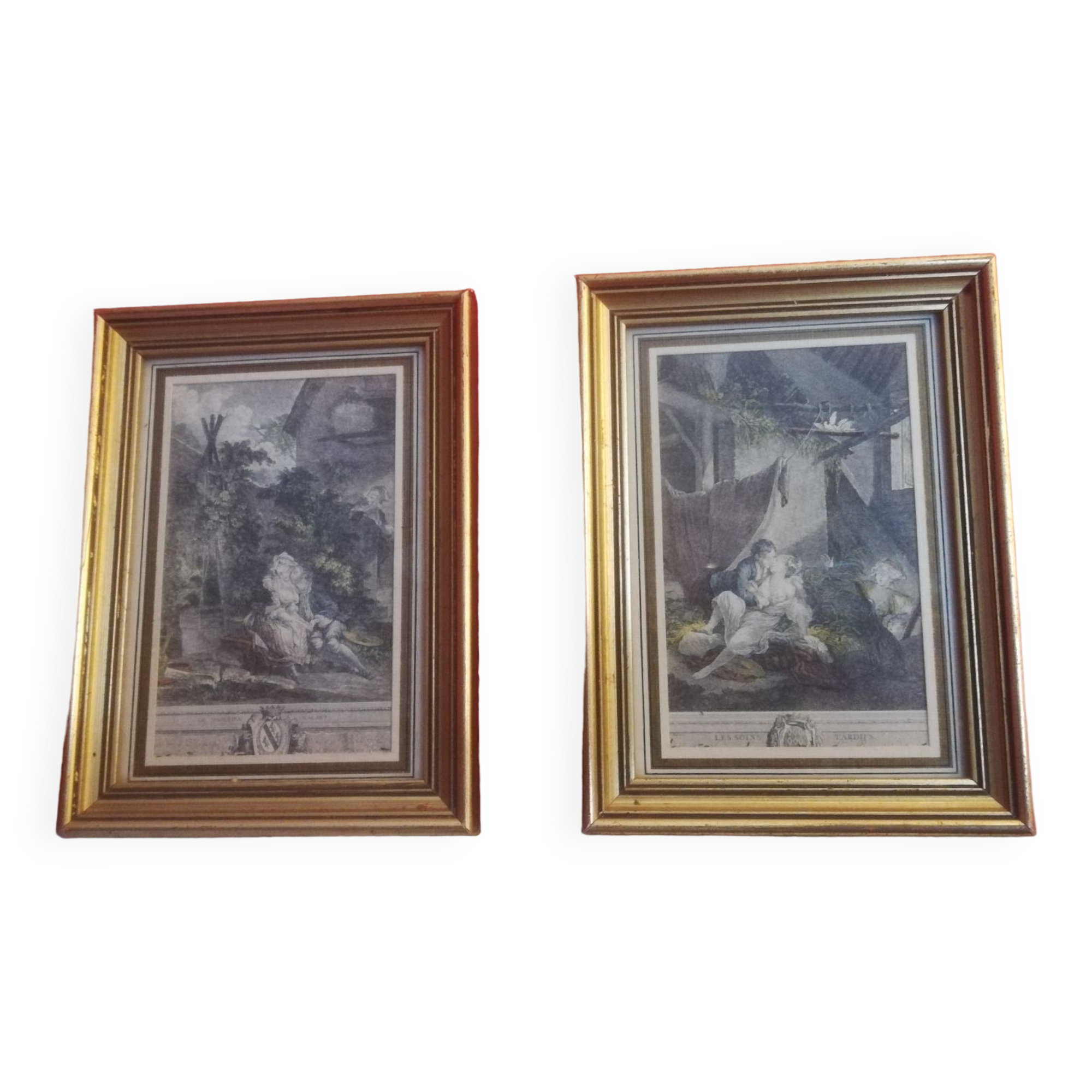 Pair of 18th century paintings