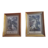 Pair of 18th century paintings