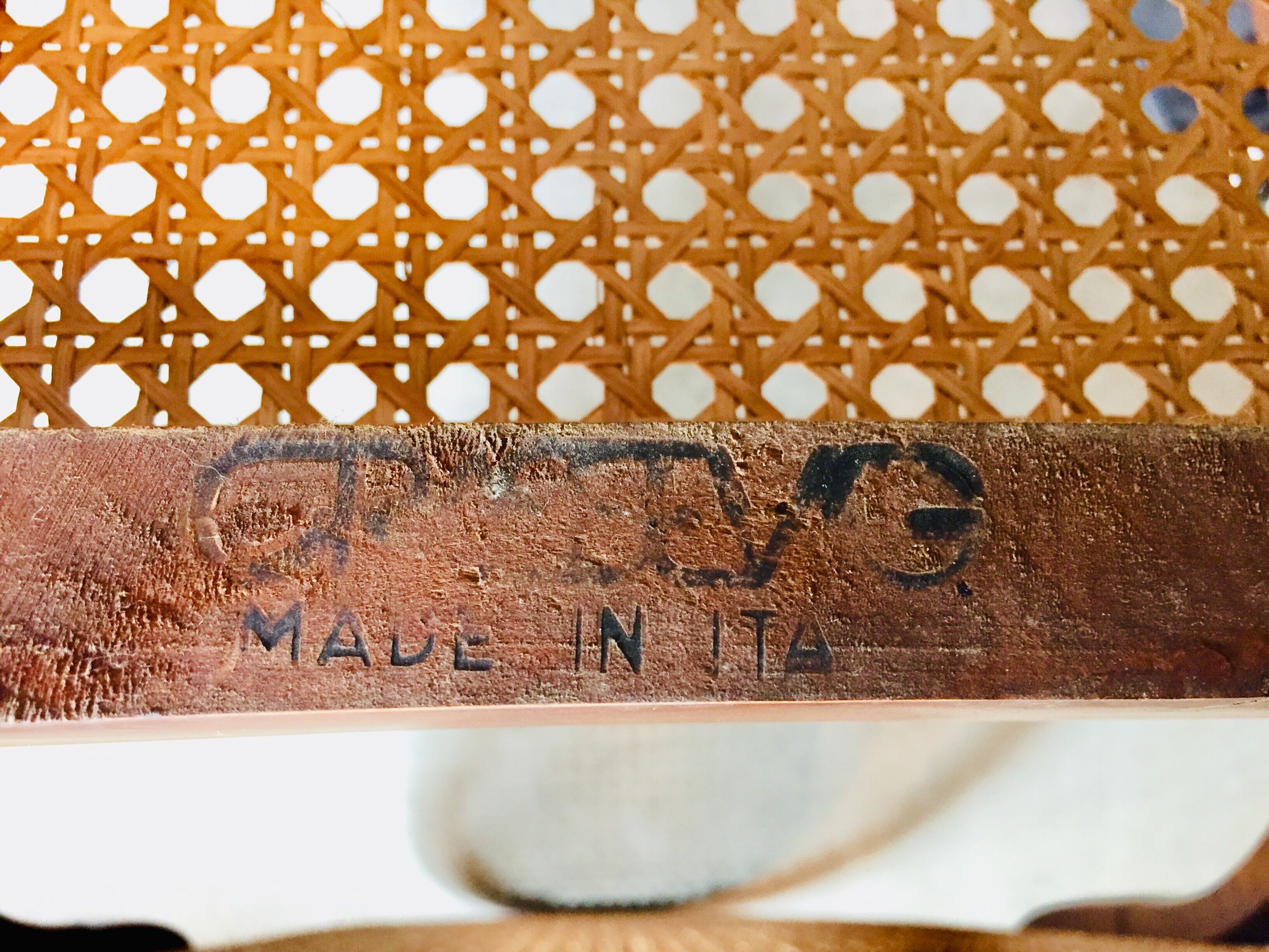 Rocking chair cannage Crassevig