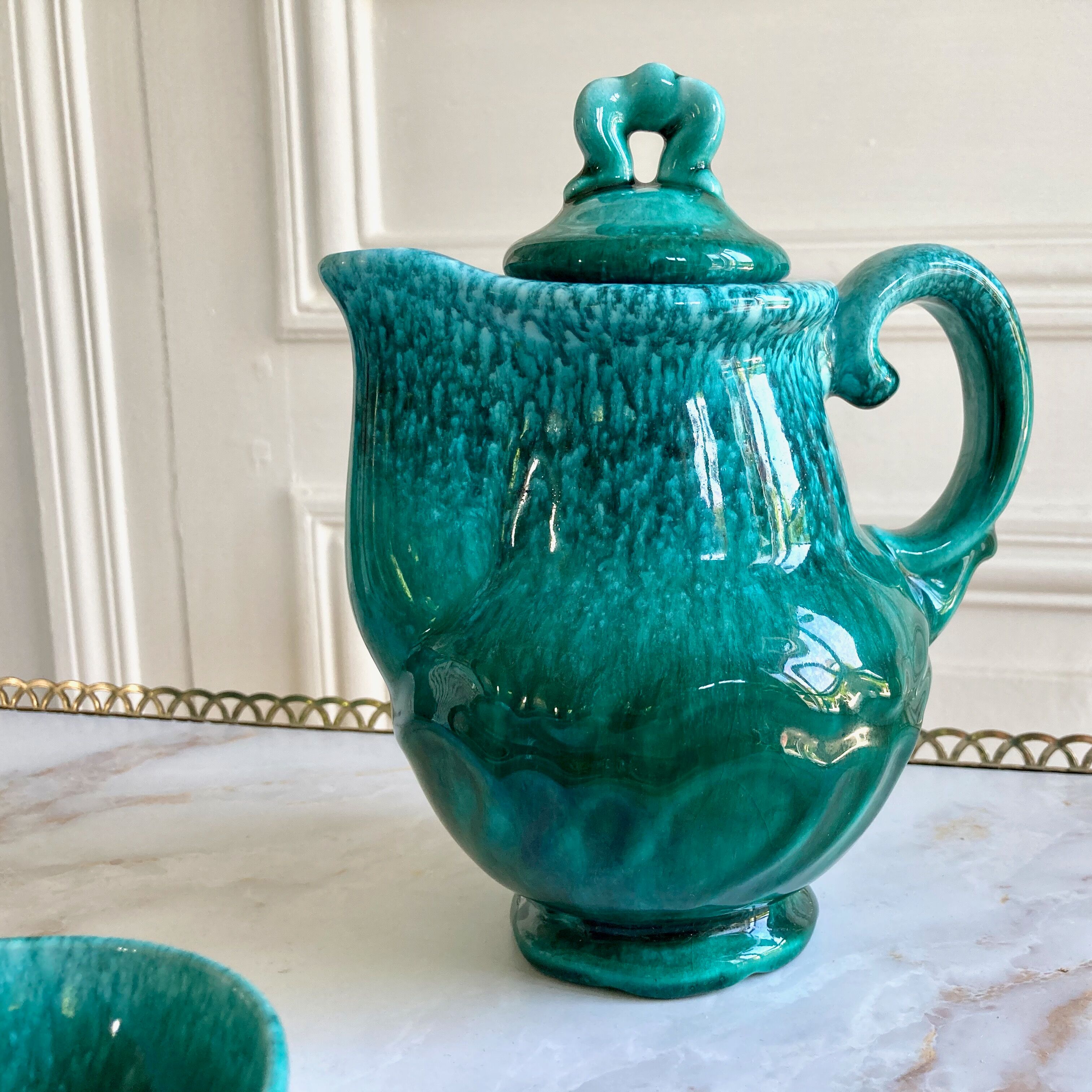 Mid century tea tea and cups earthenware service