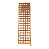 Bamboo room divider or folding screen, 1970s