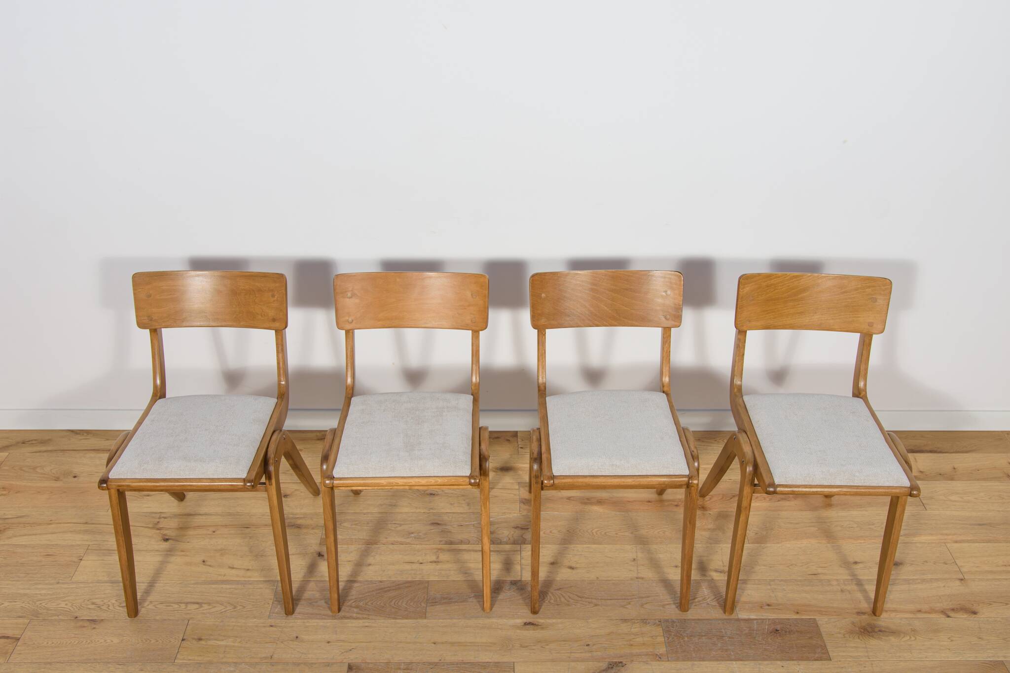 Boomerang Dining Chairs from Goscinski Furniture Factory Model 229XB.