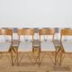 Boomerang Dining Chairs from Goscinski Furniture Factory Model 229XB.