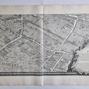 Plan of Paris in the eighteenth century in 20 plates after Turgot, 1900