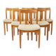 Set of 6 Vintage Danish Teak Dining Chairs by Vamdrup Stolefabrik, 1960s