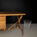 Rattan desk 1960