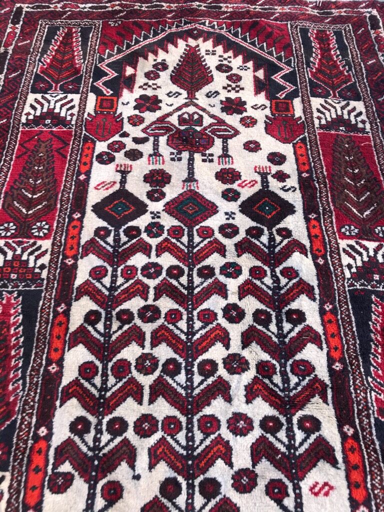 Tapis ancien beloutch afghan 102x187cm