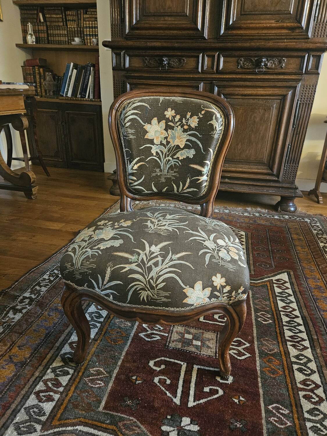 Upholstered Louis Philippe chair