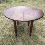 Extendable round table 164 cm