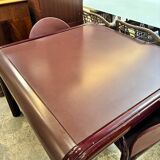 Gae Aulenti Orsay model table with 4 matching chairs – Vintage and elegant design
