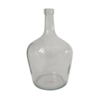 Dame jeanne en verre transparente vintage