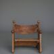 Vintage Childrens Oak Chair. 1930s