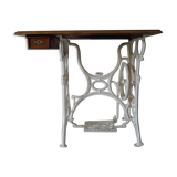 Ancienne table de machine à coudre Singer