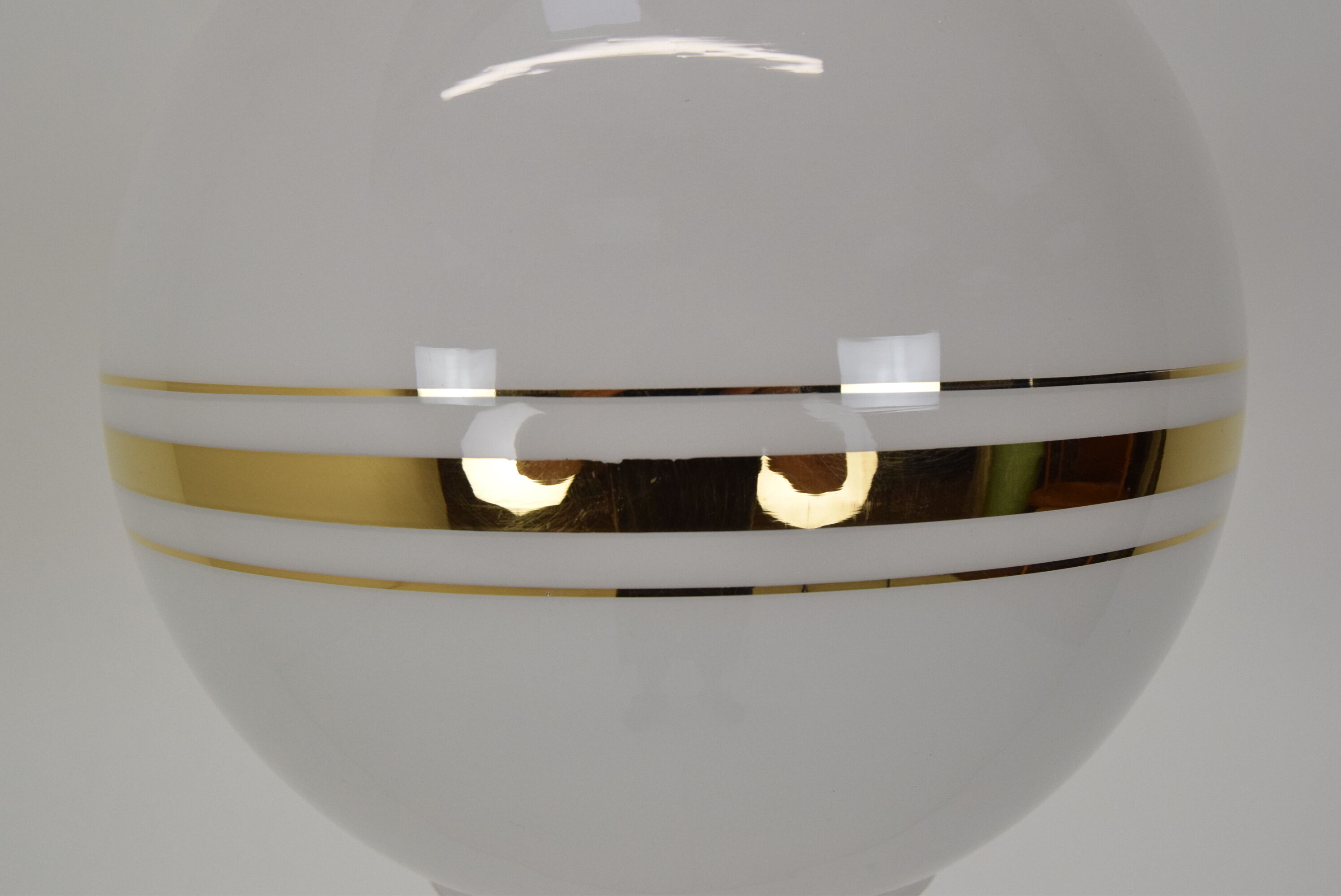 Mid-century Glass Pendant Napako,1970