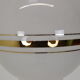 Mid-century Glass Pendant Napako,1970