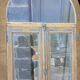 Old window in solid oak