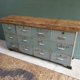 Industrial chest of drawers sidetable TV cabinet