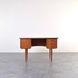 Mid-Century Danish Teak Desk, 1960s.