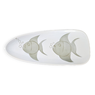 Vintage Niderviller 1960s fish dish