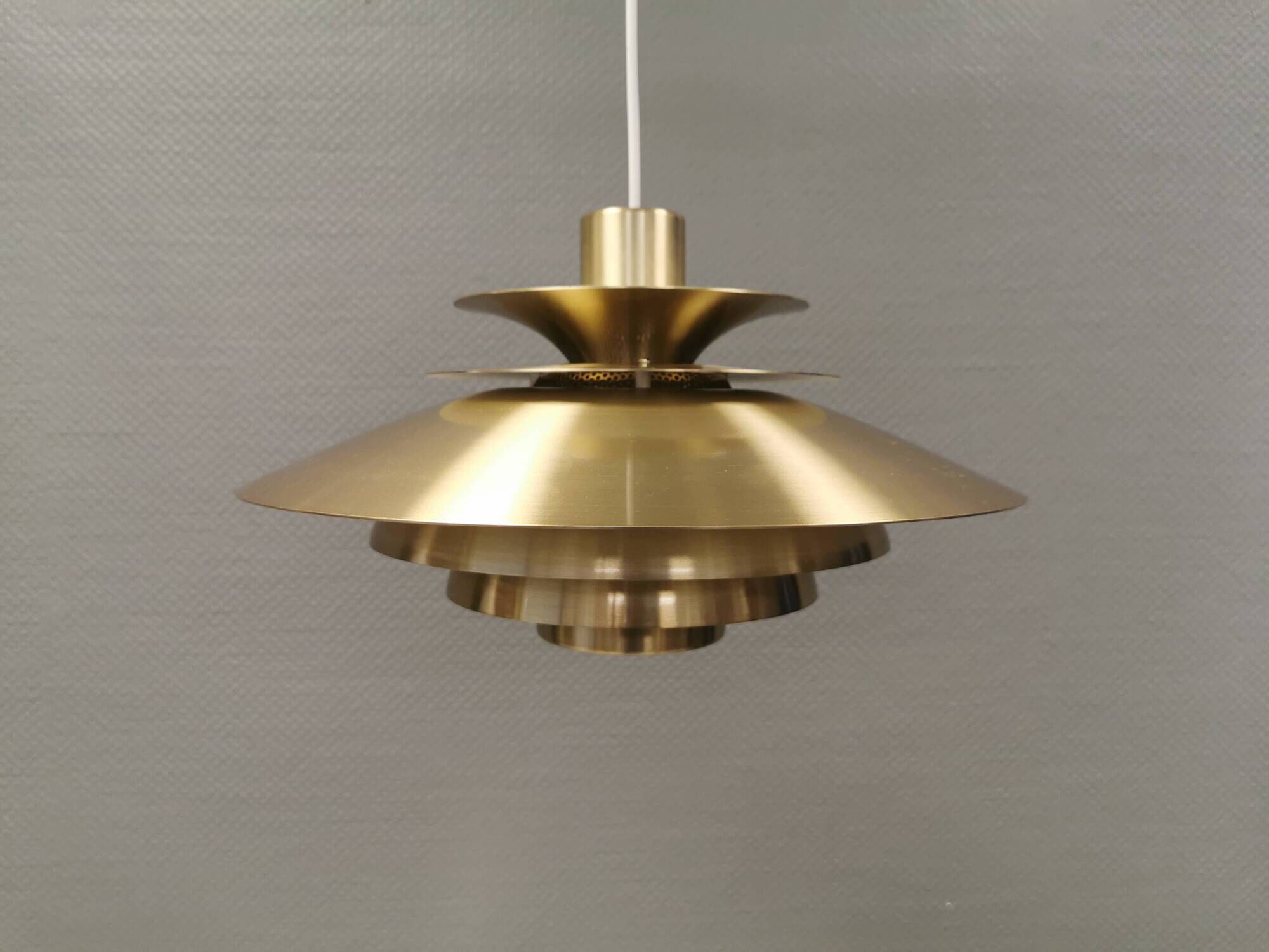 Danish designed hanging lamp, produced by JEKA model Verona 1980s