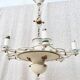 7-light art deco chandelier from the 1940s