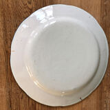 Assiette ancienne XIXème peinte à la main non signée